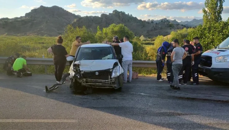 Çorum’da trafik kazası: 3 kişi yaralandı