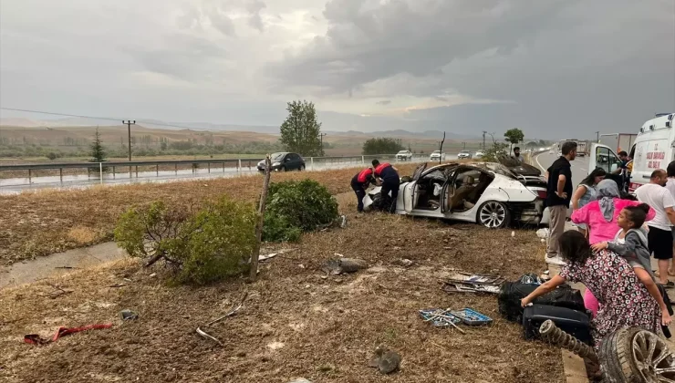 Çorum’un Sungurlu ilçesinde trafik kazası: 4 yaralı