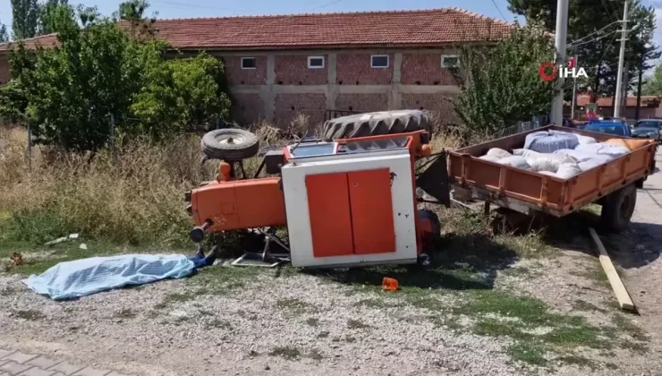 Kalp krizi geçiren traktör sürücüsü hayatını kaybetti